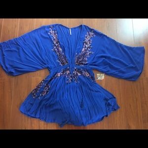 Royal blue shirt or dress. New no tags